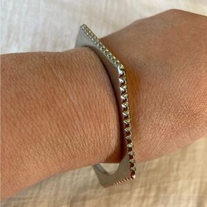 Rebecca Minkoff Brutalist Geometric Bangle‎ Bracelet New with Tags